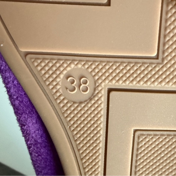 Unbranded Women's Purple Square Toe Faux Suede Ballet Flats Size EU 38 | US 7.5 - Picture 7 of 8